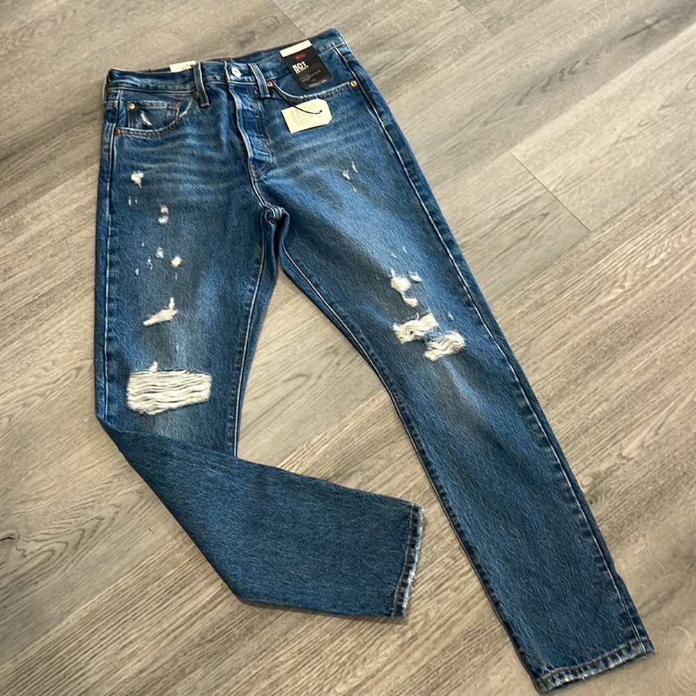 New Levi’s 501 Skinny High Rise Jeans